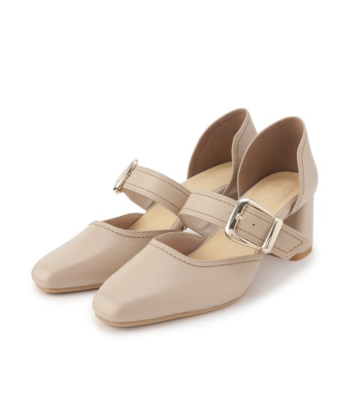 ESPERANZA(エスペランサ)の「セパレートバックルパンプス 24SS(パンプス・レディース・アイボリー/ブラック/ブルー系2・22.5cm/23.0cm/23.5cm/24.0cm/24.5cm)」の7枚目の写真