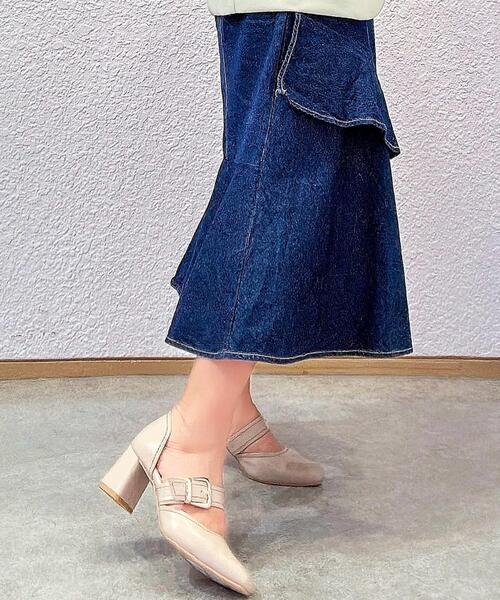ESPERANZA(エスペランサ)の「セパレートバックルパンプス 24SS(パンプス・レディース・アイボリー/ブラック/ブルー系2・22.5cm/23.0cm/23.5cm/24.0cm/24.5cm)」の21枚目の写真