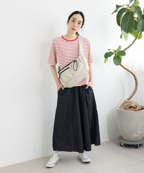 studio CLIP(スタディオクリップ)の「からだ喜ぶポケットショルダー(ショルダーバッグ・レディース・ブラック/オフホワイト/グリーン/ピンク/ブルー・FREE)」の7枚目の写真