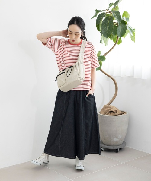 studio CLIP(スタディオクリップ)の「からだ喜ぶポケットショルダー(ショルダーバッグ・レディース・ブラック/オフホワイト/グリーン/ピンク/ブルー・FREE)」の8枚目の写真