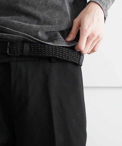 NEONSIGN(ネオンサイン)の「NEONSIGN Drill Wide Pants(チノパンツ・メンズ・ブラック/ベージュ・46/44/48)」の9枚目の写真