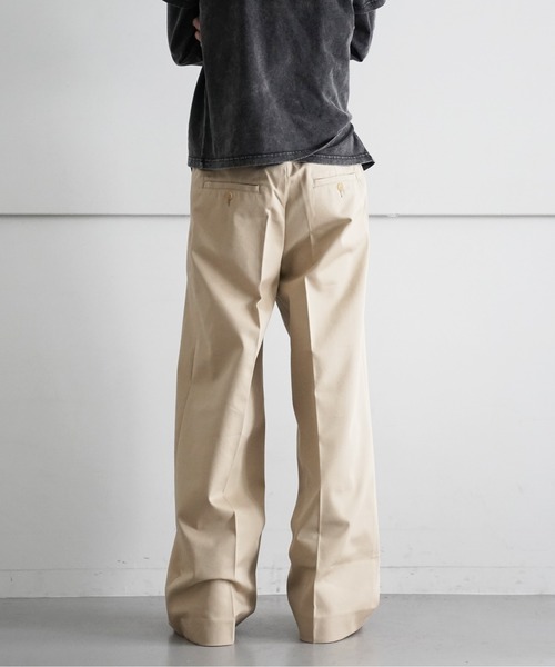 NEONSIGN(ネオンサイン)の「NEONSIGN Drill Wide Pants(チノパンツ・メンズ・ブラック/ベージュ・46/44/48)」の11枚目の写真