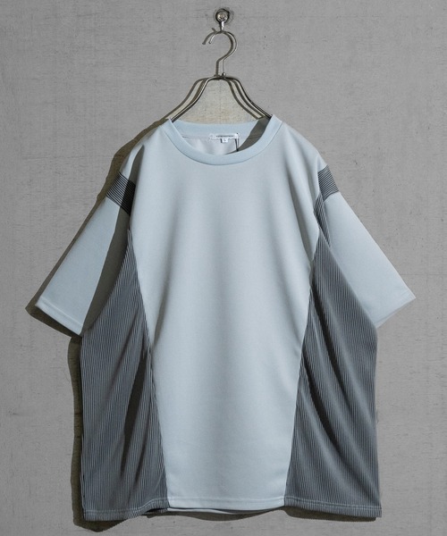 JOHN'S CLOSET(ジョンズクローゼット)の「【13】プリーツ切替 BIGTシャツ(Tシャツ/カットソー・メンズ・ブラック/オフホワイト/グレー・MEDIUM/LARGE)」の11枚目の写真