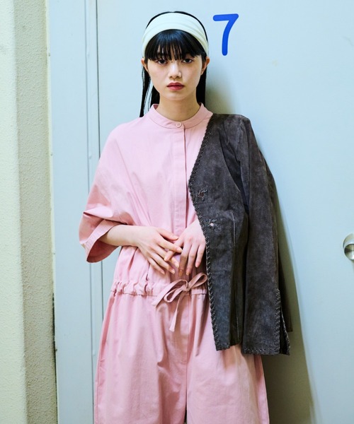 コットンジャンプスーツ（つなぎ/オールインワン）｜MERLOT（メルロー