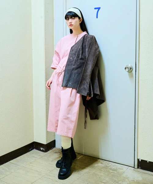 コットンジャンプスーツ（つなぎ/オールインワン）｜MERLOT（メルロー