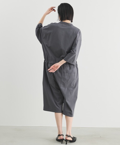 ★boohoo★ テクスチャード キュロット ジャンプスーツ ☆boohoo☆ テクスチャード キュロット ジャンプスーツ