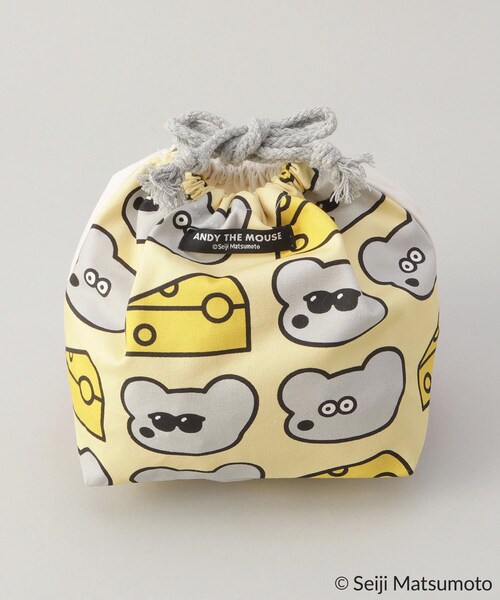212 KITCHEN STORE(トゥワントゥキッチンストア)の「ランチ巾着 everybody 24 <ANDY THE MOUSE>(キッチンツール・レディース・その他・00)」の3枚目の写真