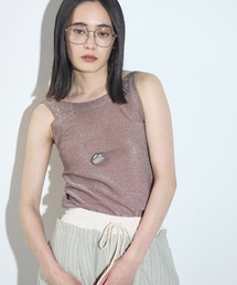 THE YOn | 2WAYグリッターアシンメトリーアメスリタンク(タンクトップ)