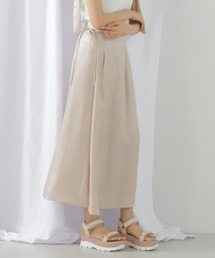 ◇【ｅＳ】シャンブレーサテンラップスカート