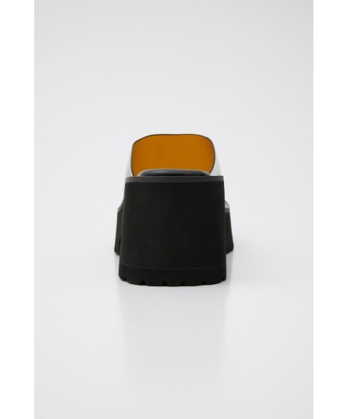 THROW by SLY（スローバイスライ）の「THROW SQUARE TOE PLAT FORM SANDAL スクエアトゥ プラットフォーム サンダル（サンダル・レディース・ブラック・SMALL/MEDIUM/LARGE）」の5枚目の写真