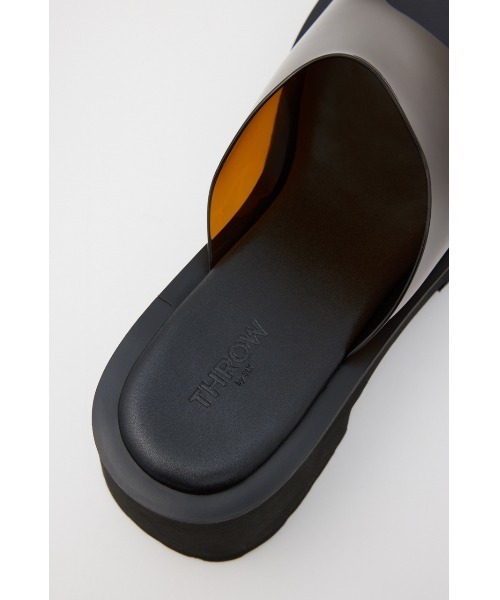 セール】THROW SQUARE TOE PLAT FORM SANDAL スクエアトゥ