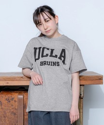 【大人向けサイズあり】【UCLA】コットン・フロントUCLAロゴ半袖Tシャツ