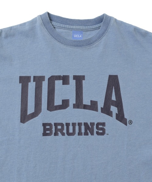 UCLA（ユーシーエルエー）の「【大人向けサイズあり】【UCLA】コットン・フロントUCLAロゴ半袖Tシャツ（Tシャツ/カットソー・キッズ・グレー/ライトブルー/ホワイト・160cm/170cm/140cm/150cm）」の6枚目の写真