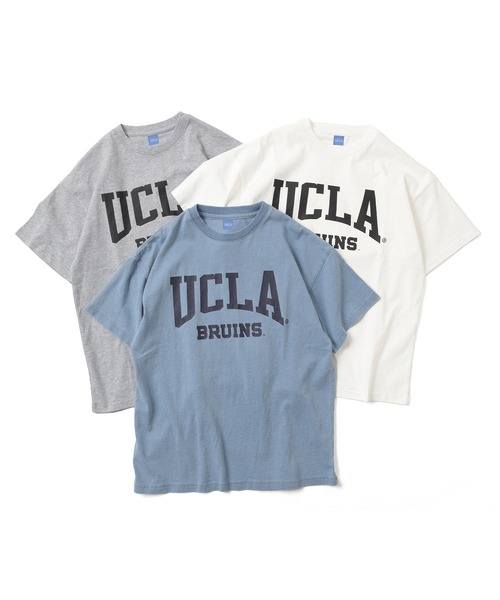UCLA（ユーシーエルエー）の「【大人向けサイズあり】【UCLA】コットン・フロントUCLAロゴ半袖Tシャツ（Tシャツ/カットソー・キッズ・グレー/ライトブルー/ホワイト・160cm/170cm/140cm/150cm）」の11枚目の写真