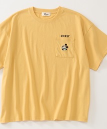 【Disney/ディズニー】アートワークデザイン ワイド 半袖ポケットTシャツ
