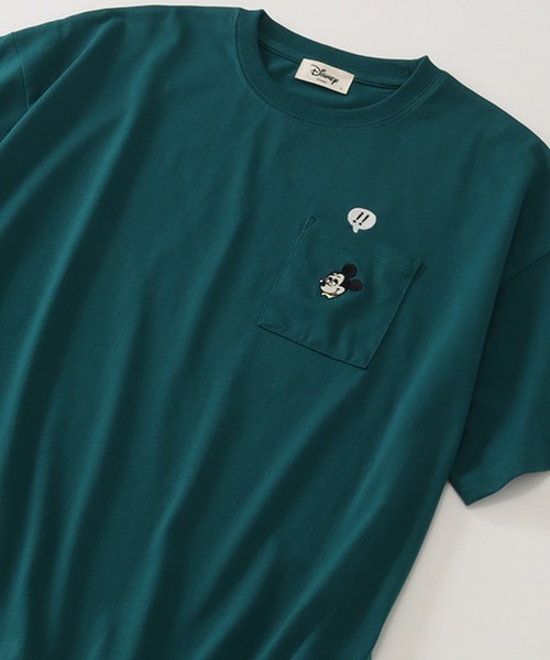 Disney(ディズニー)の「【Disney/ディズニー】アートワークデザイン ワイド 半袖ポケットTシャツ(Tシャツ/カットソー・レディース・スミクロ/イエロー/グリーン・L/M)」の10枚目の写真