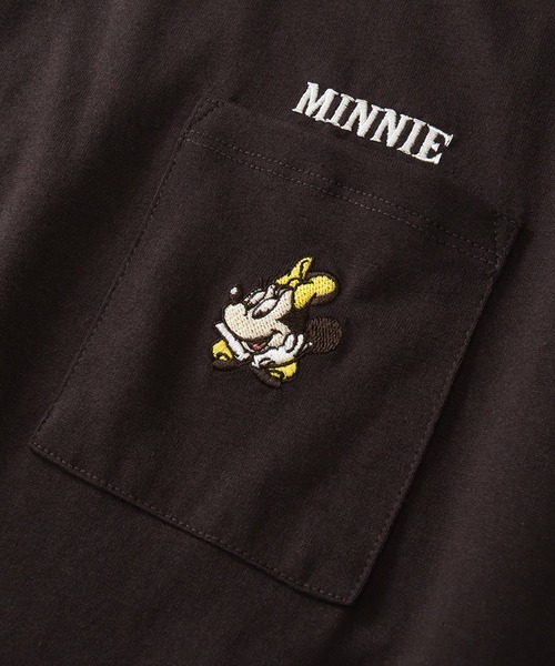 Disney(ディズニー)の「【Disney/ディズニー】アートワークデザイン ワイド 半袖ポケットTシャツ(Tシャツ/カットソー・レディース・スミクロ/イエロー/グリーン・L/M)」の9枚目の写真