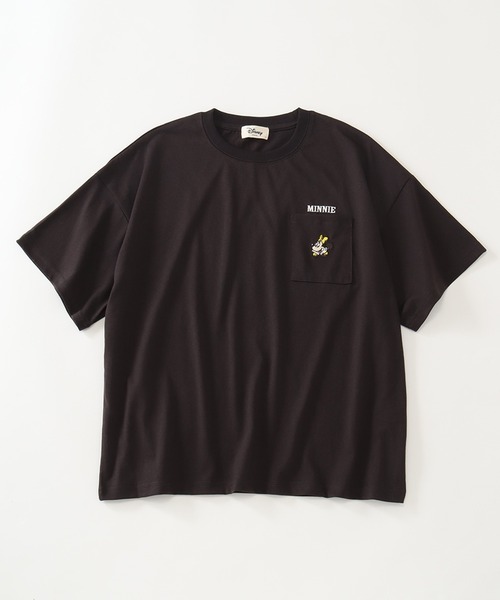 Disney(ディズニー)の「【Disney/ディズニー】アートワークデザイン ワイド 半袖ポケットTシャツ(Tシャツ/カットソー・レディース・スミクロ/イエロー/グリーン・L/M)」の4枚目の写真