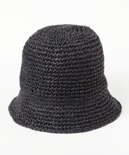 GLOBAL WORK（グローバルワーク）の「抗菌防臭ペーパーバケハ/110980（ハット・レディース・ブラック/アイボリー/ベージュ・FREE）」の3枚目の写真