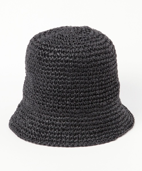 GLOBAL WORK（グローバルワーク）の「抗菌防臭ペーパーバケハ/110980（ハット・レディース・ブラック/アイボリー/ベージュ・FREE）」の4枚目の写真