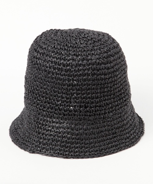 GLOBAL WORK（グローバルワーク）の「抗菌防臭ペーパーバケハ/110980（ハット・レディース・ブラック/アイボリー/ベージュ・FREE）」の5枚目の写真