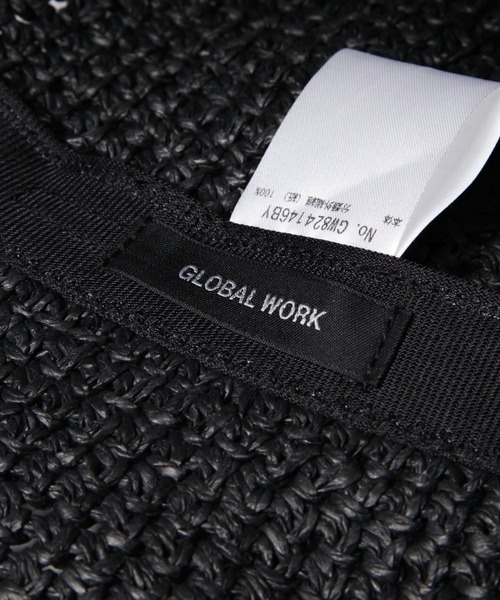 GLOBAL WORK（グローバルワーク）の「抗菌防臭ペーパーバケハ/110980（ハット・レディース・ブラック/アイボリー/ベージュ・FREE）」の11枚目の写真