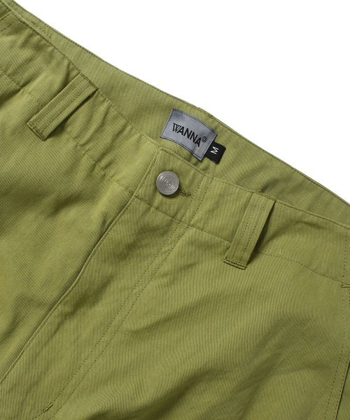 WANNA（ワナ）の「ワナ [WANNA] - フライト カーゴパンツ オリーブ [W75 FLIGHT PANTS OLIVE DRAB]（カーゴパンツ・メンズ・オリーブ・LARGE/MEDIUM）」の8枚目の写真
