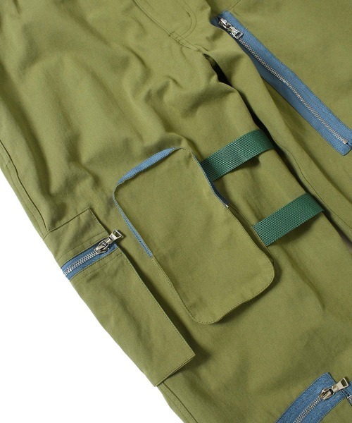 WANNA（ワナ）の「ワナ [WANNA] - フライト カーゴパンツ オリーブ [W75 FLIGHT PANTS OLIVE DRAB]（カーゴパンツ・メンズ・オリーブ・LARGE/MEDIUM）」の3枚目の写真