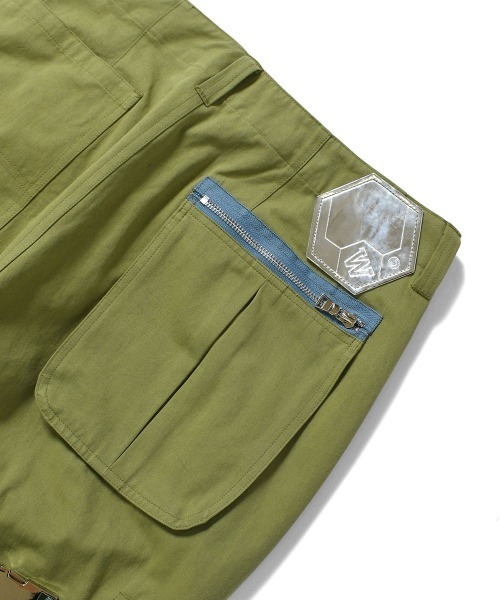 WANNA（ワナ）の「ワナ [WANNA] - フライト カーゴパンツ オリーブ [W75 FLIGHT PANTS OLIVE DRAB]（カーゴパンツ・メンズ・オリーブ・LARGE/MEDIUM）」の7枚目の写真