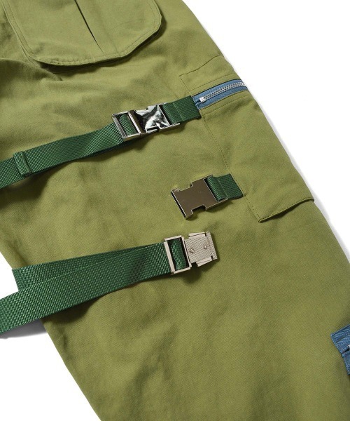 WANNA（ワナ）の「ワナ [WANNA] - フライト カーゴパンツ オリーブ [W75 FLIGHT PANTS OLIVE DRAB]（カーゴパンツ・メンズ・オリーブ・LARGE/MEDIUM）」の2枚目の写真
