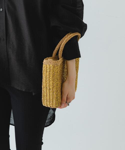 RODE SKO（ロデスコ）の「ラメカゴショルダーバッグ（ショルダーバッグ・レディース・グレー/キャメル・ONE）」の8枚目の写真