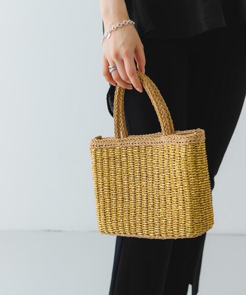 RODE SKO（ロデスコ）の「ラメカゴショルダーバッグ（ショルダーバッグ・レディース・グレー/キャメル・ONE）」の12枚目の写真