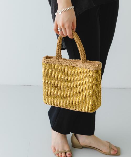 RODE SKO（ロデスコ）の「ラメカゴショルダーバッグ（ショルダーバッグ・レディース・グレー/キャメル・ONE）」の13枚目の写真