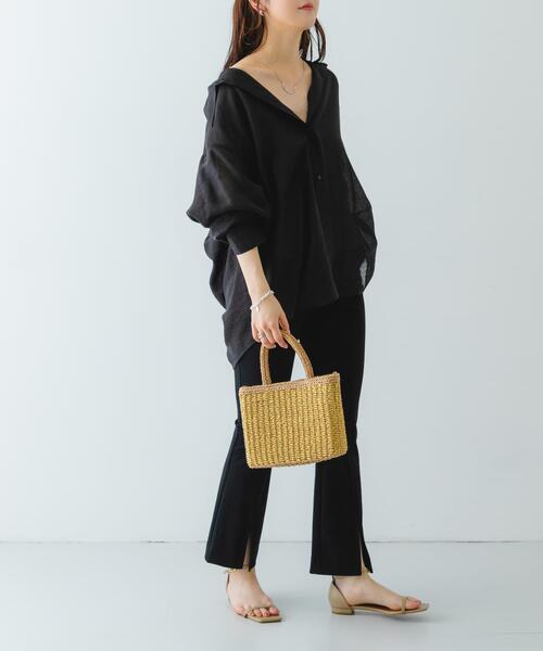 RODE SKO（ロデスコ）の「ラメカゴショルダーバッグ（ショルダーバッグ・レディース・グレー/キャメル・ONE）」の15枚目の写真