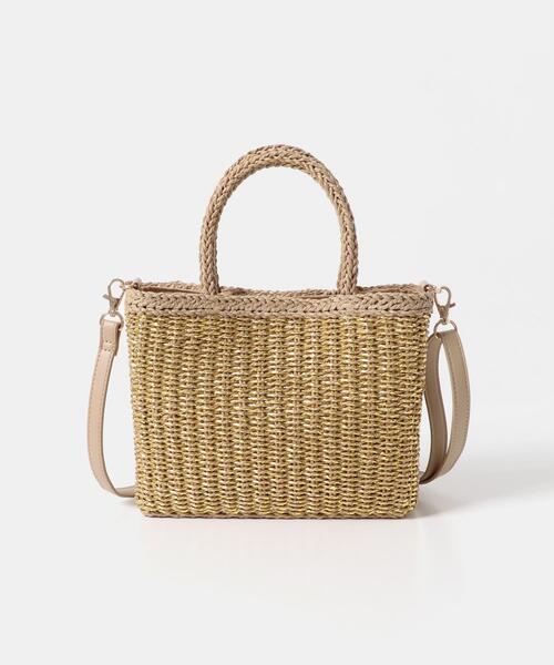 RODE SKO（ロデスコ）の「ラメカゴショルダーバッグ（ショルダーバッグ・レディース・グレー/キャメル・ONE）」の16枚目の写真