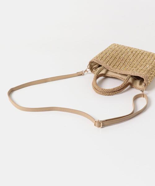 RODE SKO（ロデスコ）の「ラメカゴショルダーバッグ（ショルダーバッグ・レディース・グレー/キャメル・ONE）」の19枚目の写真