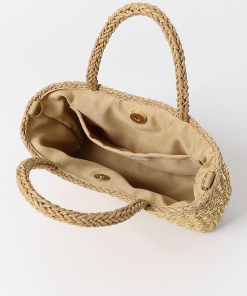 RODE SKO（ロデスコ）の「ラメカゴショルダーバッグ（ショルダーバッグ・レディース・グレー/キャメル・ONE）」の20枚目の写真