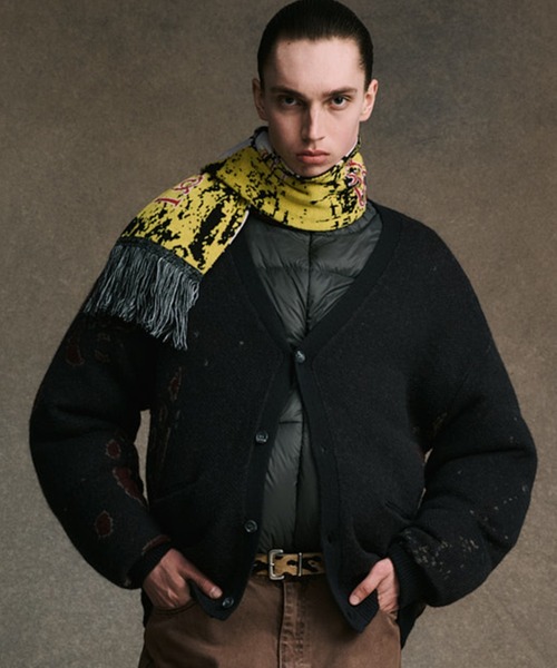 BAL（バル）/2024秋冬】JACQUARD WOOL CARDIGAN