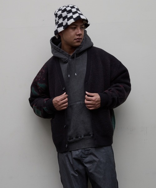 BAL（バル）/2024秋冬】JACQUARD WOOL CARDIGAN