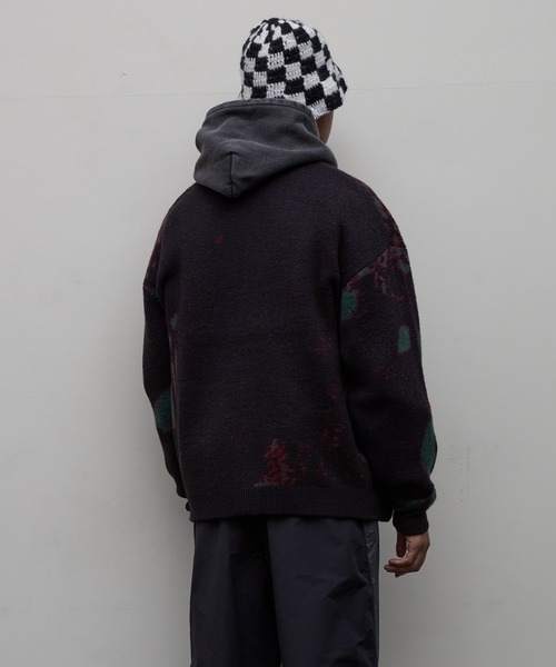 BAL（バル）/2024秋冬】JACQUARD WOOL CARDIGAN