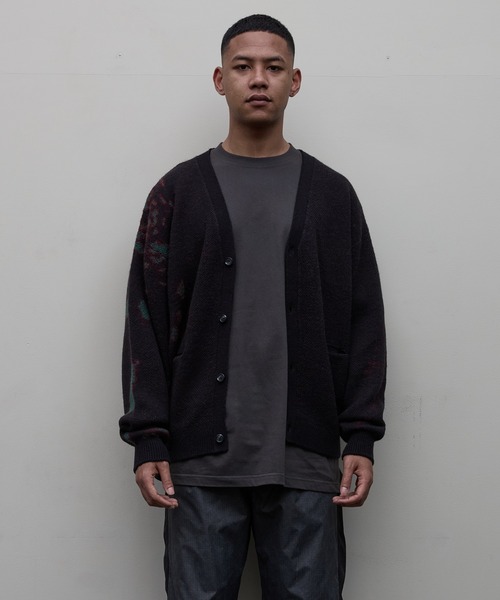 BAL（バル）/2024秋冬】JACQUARD WOOL CARDIGAN