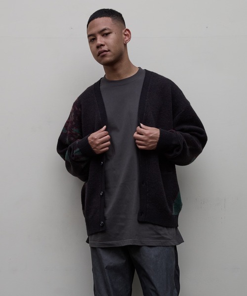 BAL（バル）/2024秋冬】JACQUARD WOOL CARDIGAN