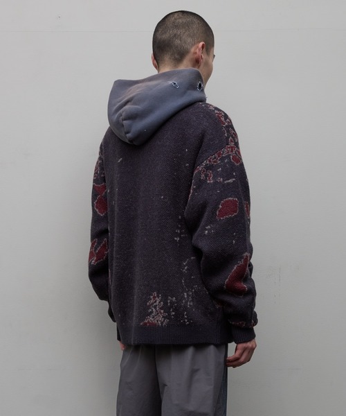 BAL（バル）/2024秋冬】JACQUARD WOOL CARDIGAN