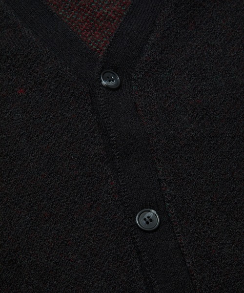 bal（バル）の「【BAL（バル）/2024秋冬】JACQUARD WOOL CARDIGAN（カーディガン/ボレロ・メンズ・ブラック/チャコール・1/3/2）」の15枚目の写真