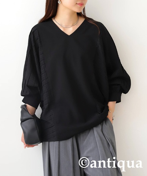 antiqua（アンティカ）の「レースドルマントップス（その他トップス・レディース・ホワイト系その他/ブラック・R/P）」の17枚目の写真