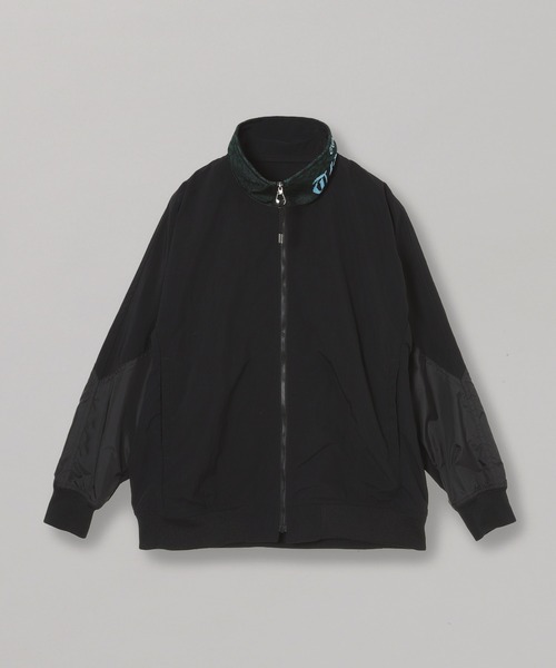 TOGA PULLA（トーガ　プルラ）の「TOGA PULLA Nylon track jacket TZ241-FC979（その他アウター・レディース・ブラック/オフホワイト・SMALL）」の2枚目の写真