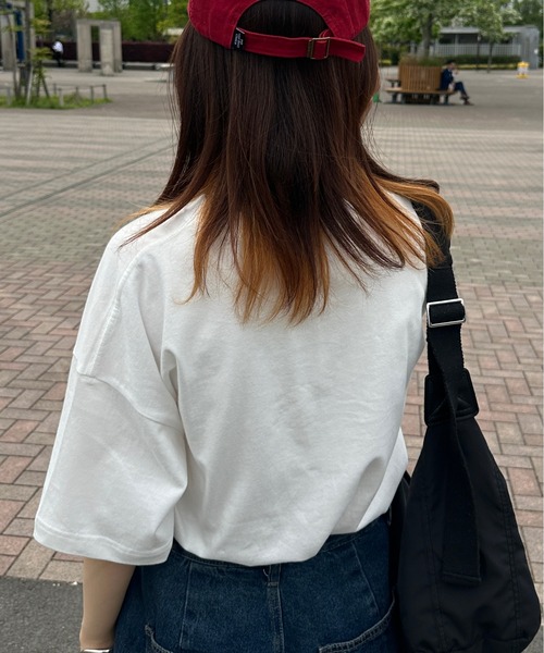 kutir（クティール）の「アソートプリントロゴTシャツ（Tシャツ/カットソー・レディース・ホワイト/ライトグレー/ダークグレー/オートミール/ブルー/チャコールグレー・FREE）」の14枚目の写真