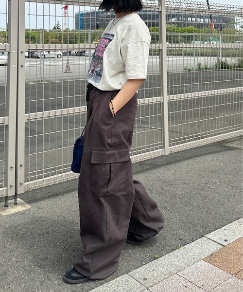 kutir（クティール）の「アソートプリントロゴTシャツ（Tシャツ/カットソー・レディース・ホワイト/ライトグレー/ダークグレー/オートミール/ブルー/チャコールグレー・FREE）」の22枚目の写真