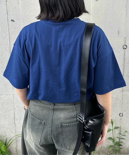 kutir（クティール）の「アソートプリントロゴTシャツ（Tシャツ/カットソー・レディース・ホワイト/ライトグレー/ダークグレー/オートミール/ブルー/チャコールグレー・FREE）」の8枚目の写真