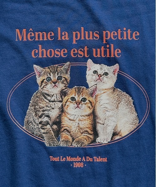 kutir（クティール）の「アソートプリントロゴTシャツ（Tシャツ/カットソー・レディース・ホワイト/ライトグレー/ダークグレー/オートミール/ブルー/チャコールグレー・FREE）」の12枚目の写真